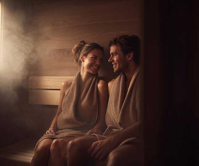 Sauna Einblick
