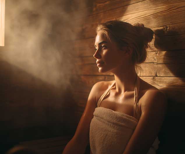 Sauna Einblick